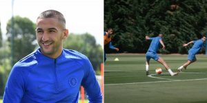 Watch: Chelsea newcomer Hakim Ziyech produces picture perfect assist in training! 2 Hakim Ziyech