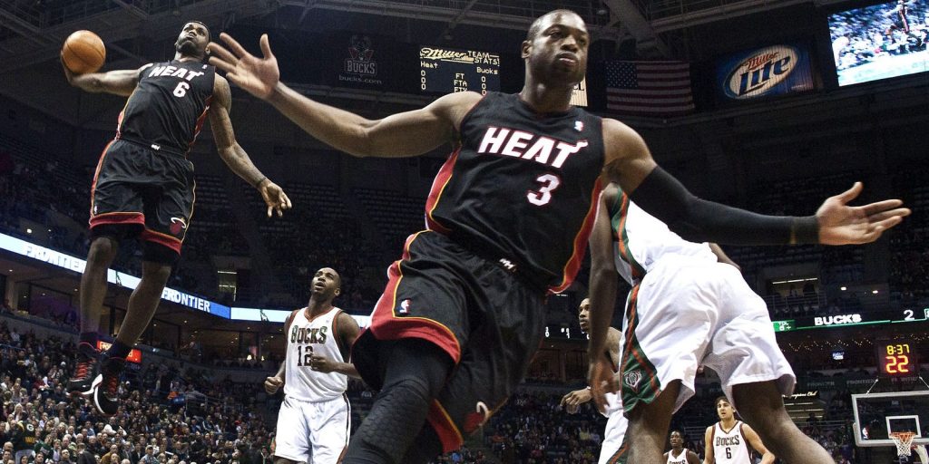 Dwayne Wade Mocks LeBron James' Pre-Game Outfit at Disney World 3 James and Wade formed one of the best partnerships in NBA history. a deva