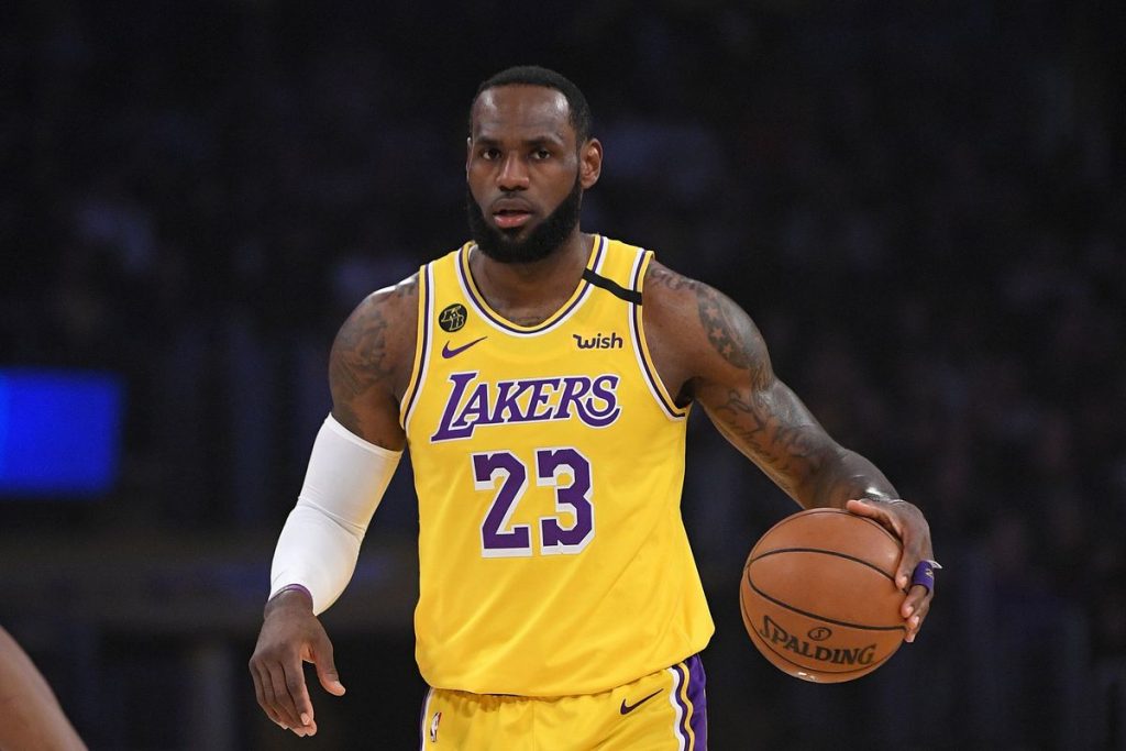 Lebron James and the Lakers face Portland on Tuesday.