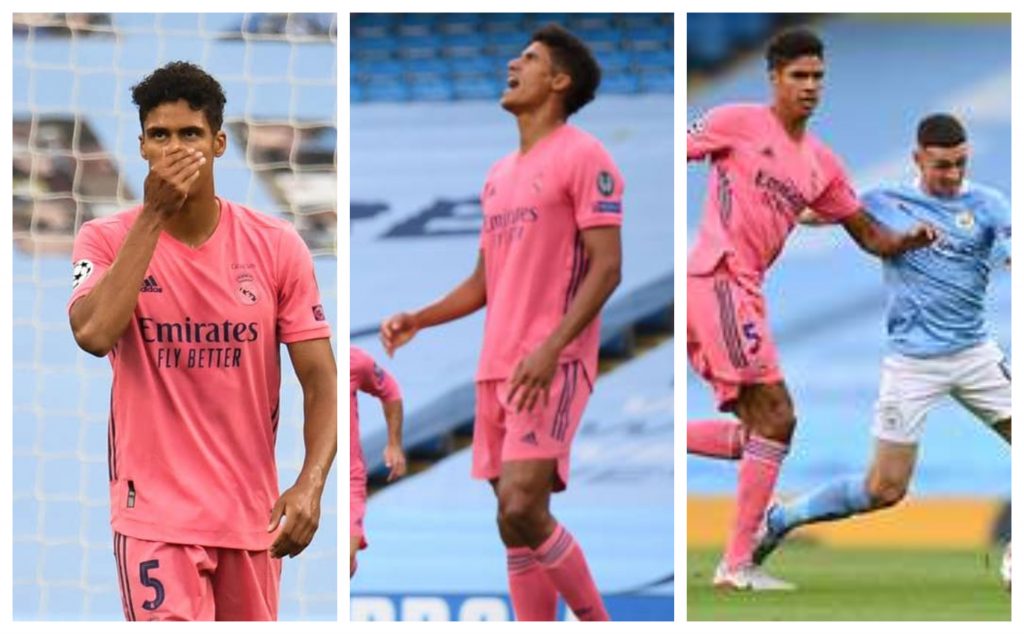 Raphael Varane issues apology after "horror" outing against Manchester City 2 Varane