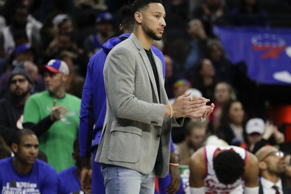 Ben Simmons will be looking to return before the end of the 2019-20 season.