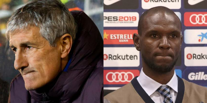 Quique Setien Eric Abidal