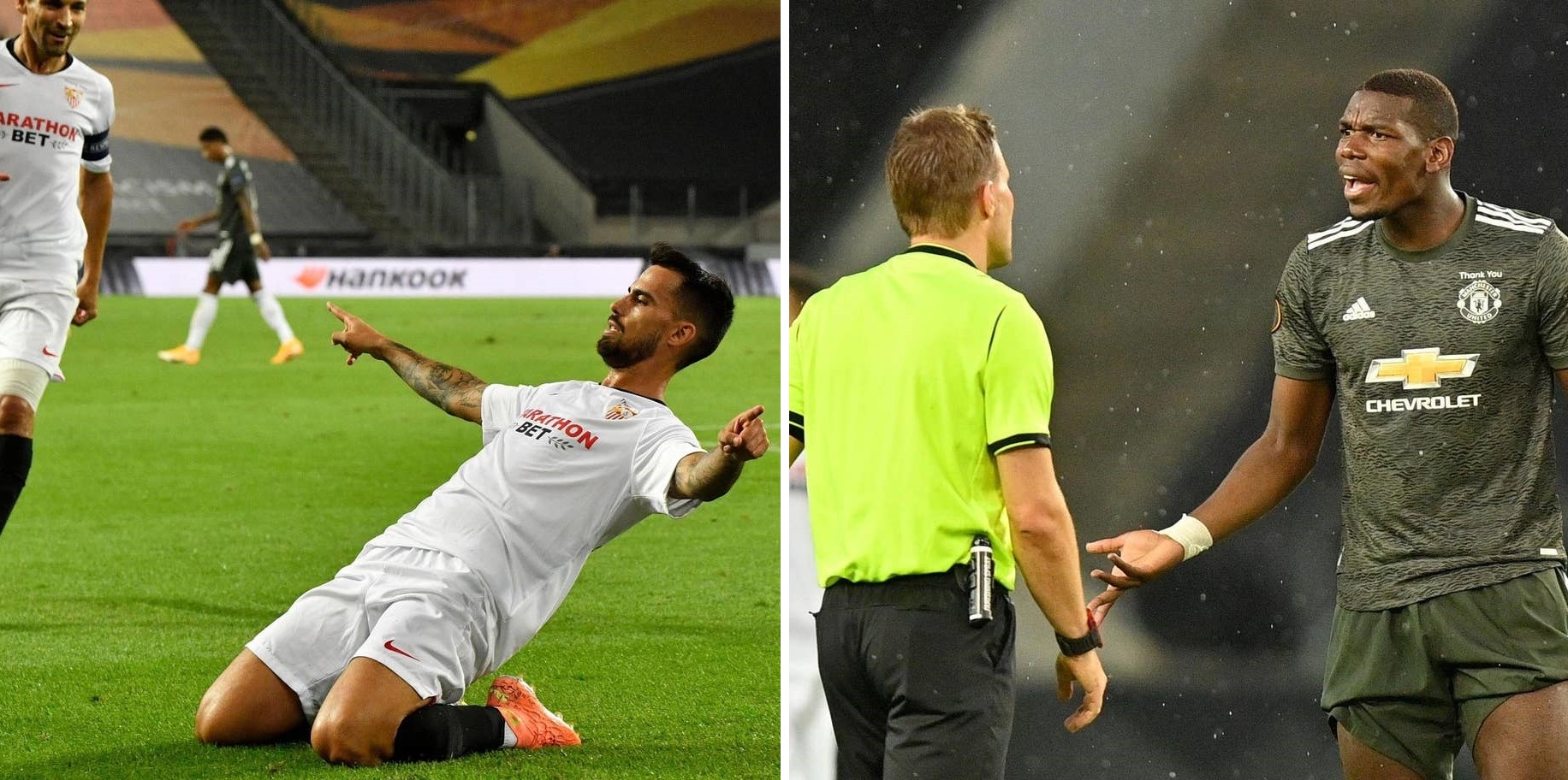 Manchester United exit Europa League as referee error allows Sevilla goal 3 Manchester United