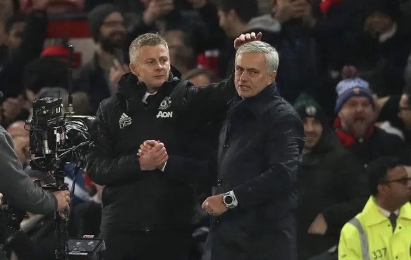 Solskjær takes cheeky jab at Mourinho's goalpost comment, the Spurs boss retorts - THE SPORTS ROOM