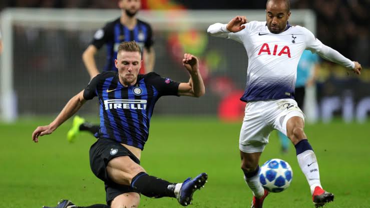 Inter Milan centre back Milan Škriniar is linked with Tottenham - THE SPORTS ROOM