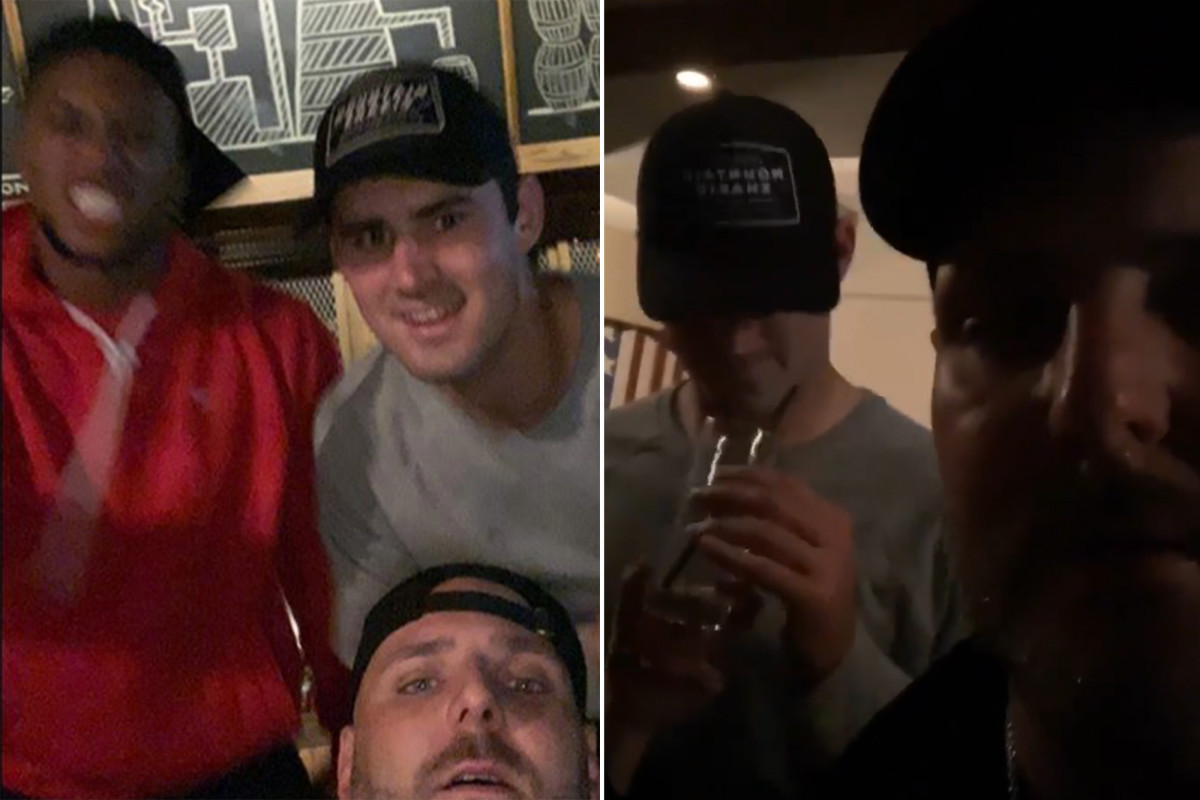 Photos and Videos surface of 2 New York Giants players partying without masks - THE SPORTS ROOM