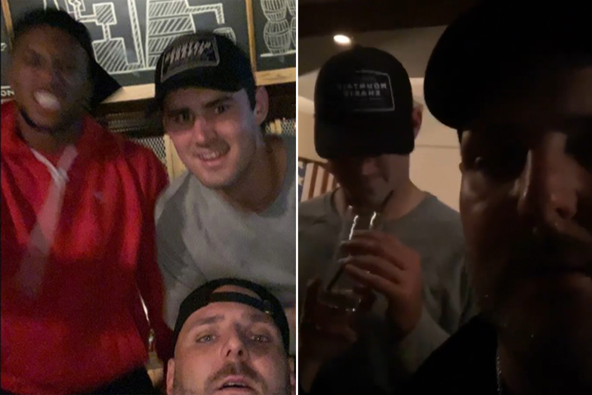 Photos and Videos surface of 2 New York Giants players partying without masks 4 Photos and Videos surface of 2 New York Giants players partying without masks - THE SPORTS ROOM
