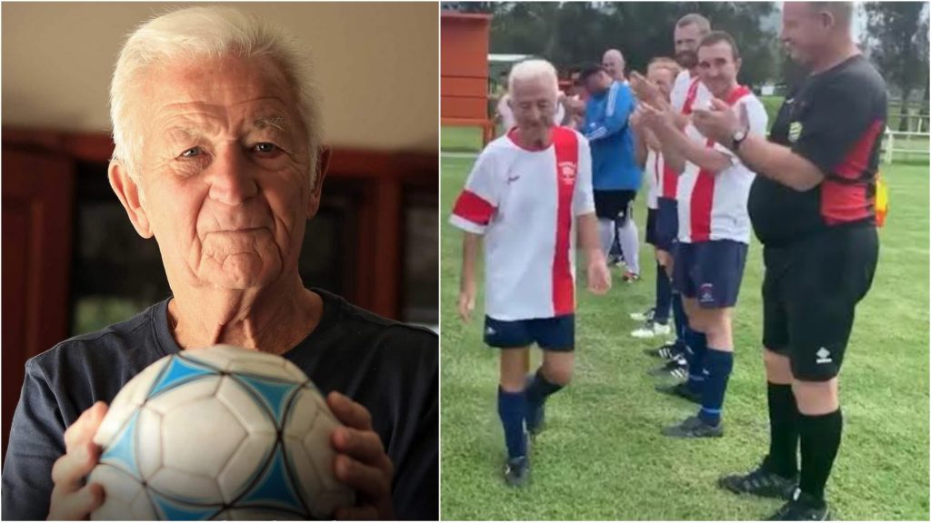 Meet Peter Webster, a footballer who decides to retire at the age of 80 - THE SPORTS ROOM