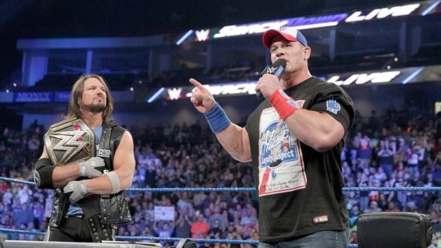 AJ Styles recalls his experience of working with John Cena for the first time - THE SPORTS ROOM