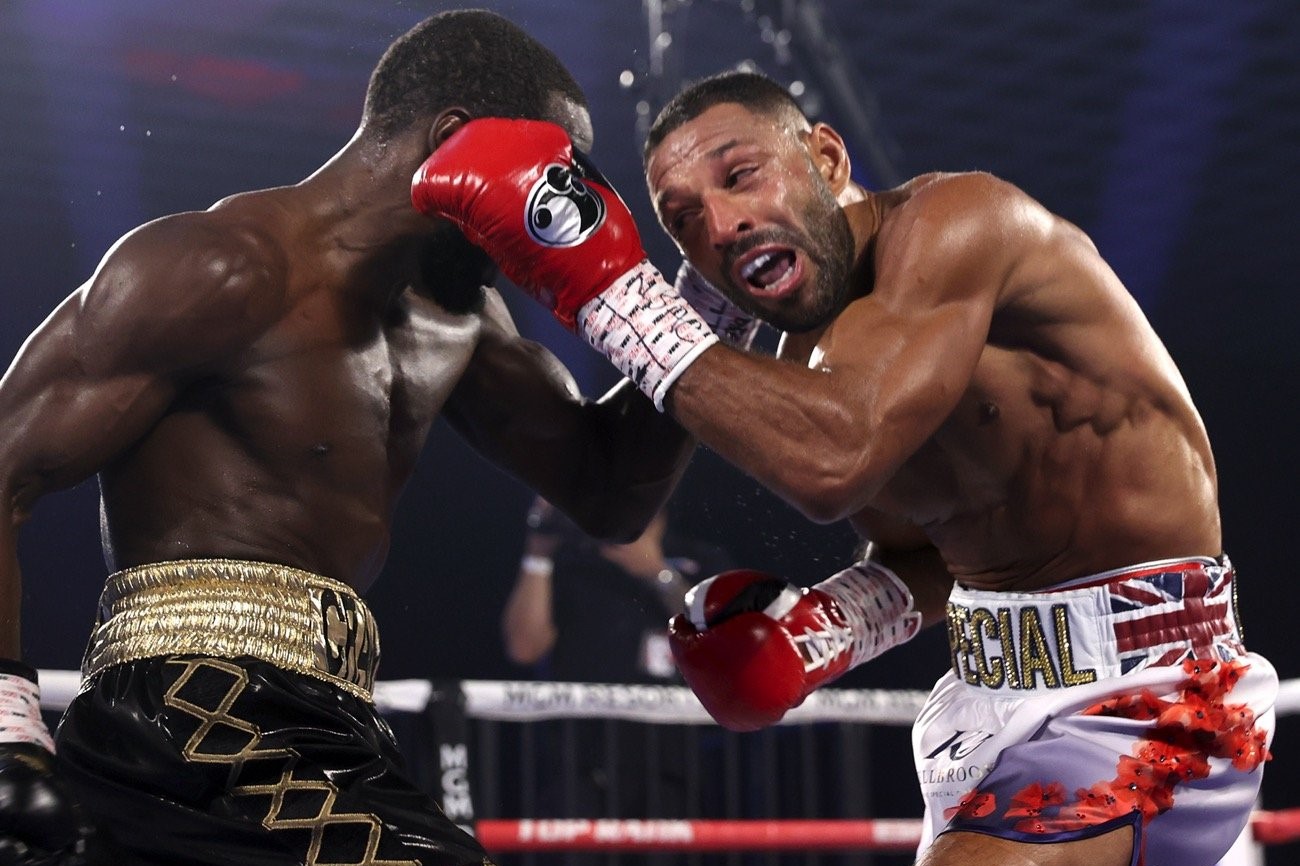 Terence Crawford defends his WBO welterweight title with a 4th round KO to Kell Brook - THE SPORTS ROOM