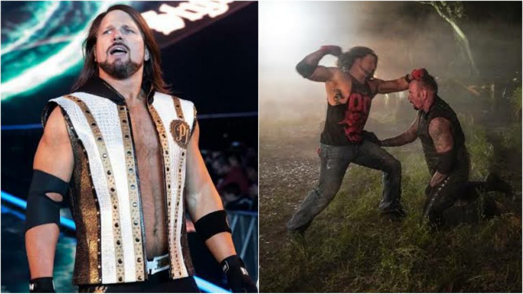AJ Styles reflects on being the final opponent of The Undertaker's career - THE SPORTS ROOM