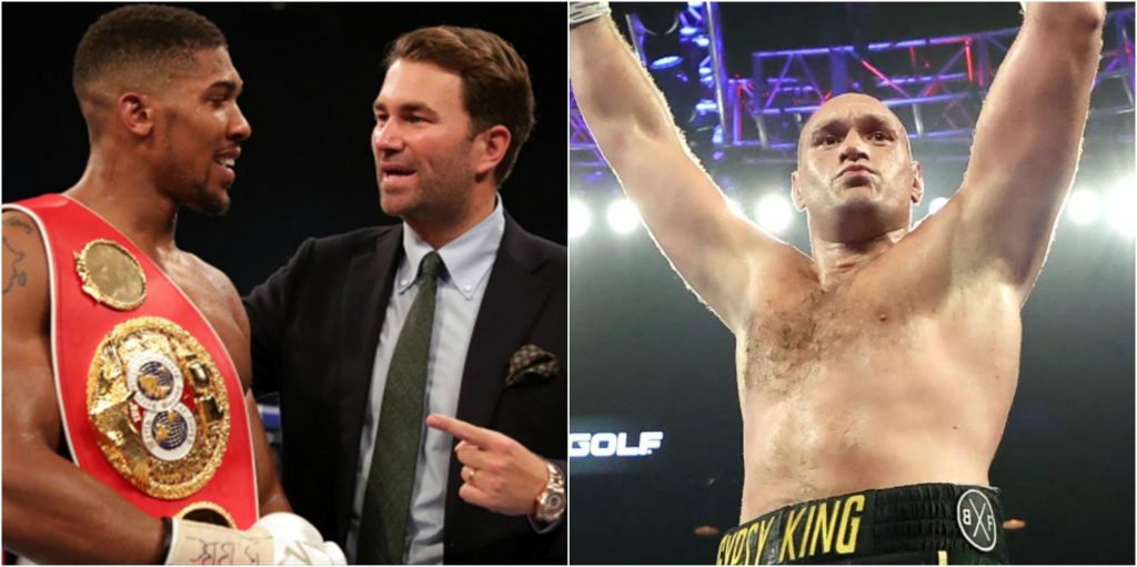 Eddie Hearn explains why Fury-Joshua may not happen in the UK 2 Eddie Hearn