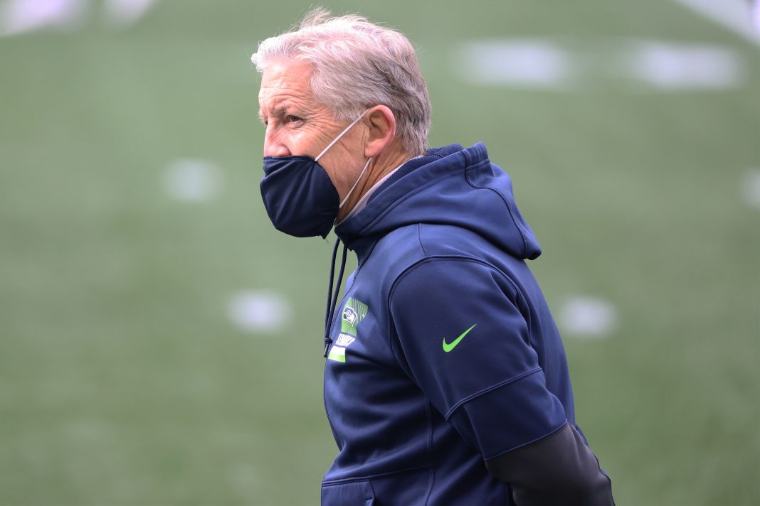 Wild Card Round - Los Angeles Rams v Seattle Seahawks Pete Carroll