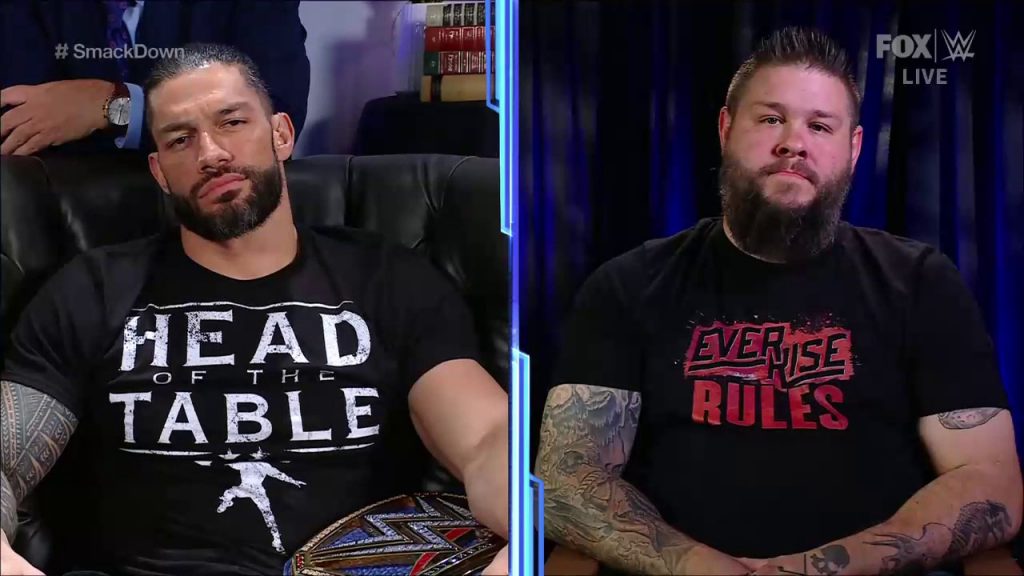 Roman Reigns says he would ban Kevin Owens' merchandise - THE SPORTS ROOM
