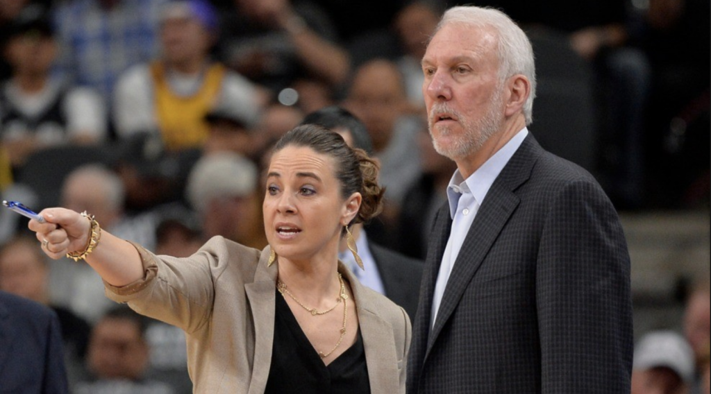 Becky Hammon becomes the first woman NBA coach following the ejection of Gregg Popovich - THE SPORTS ROOM
