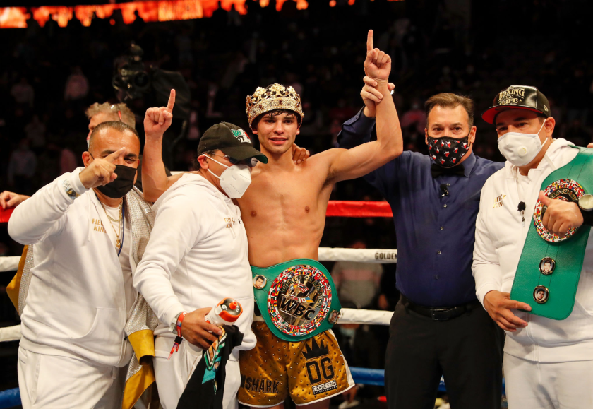 Belts "don't matter" to Ryan García, but why does he still wear them? 2 Ryan García