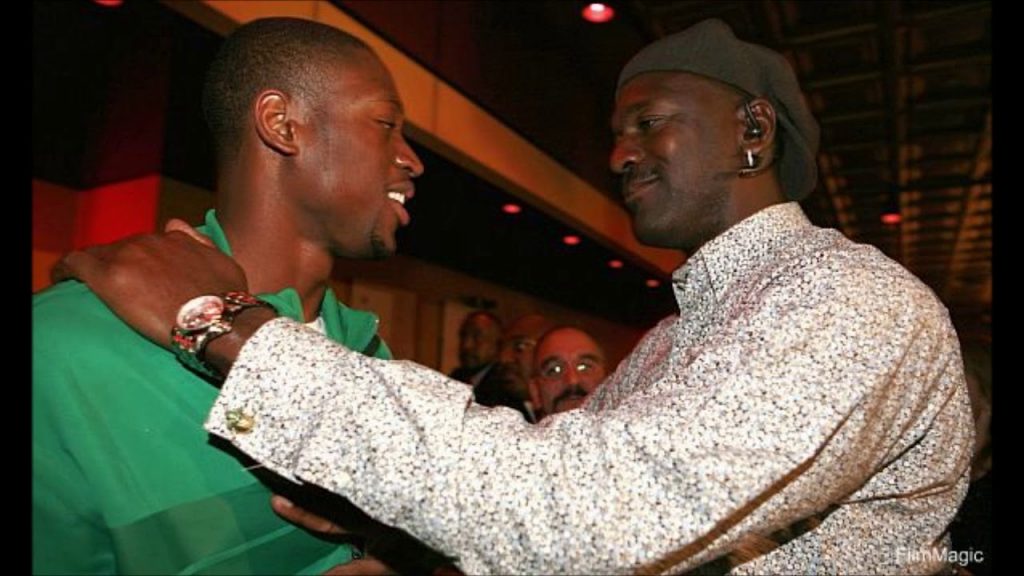 Dwyane Wade recalls his first interaction with Michael Jordan on his draft night party 3 Wade