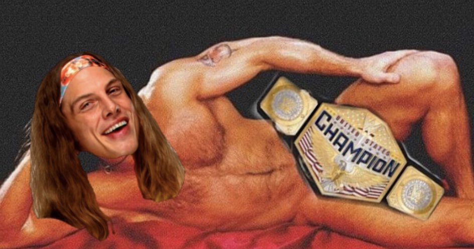 Riddle hilariously photoshops Shawn Michaels' playgirl photo- with his own face! 2 Riddle