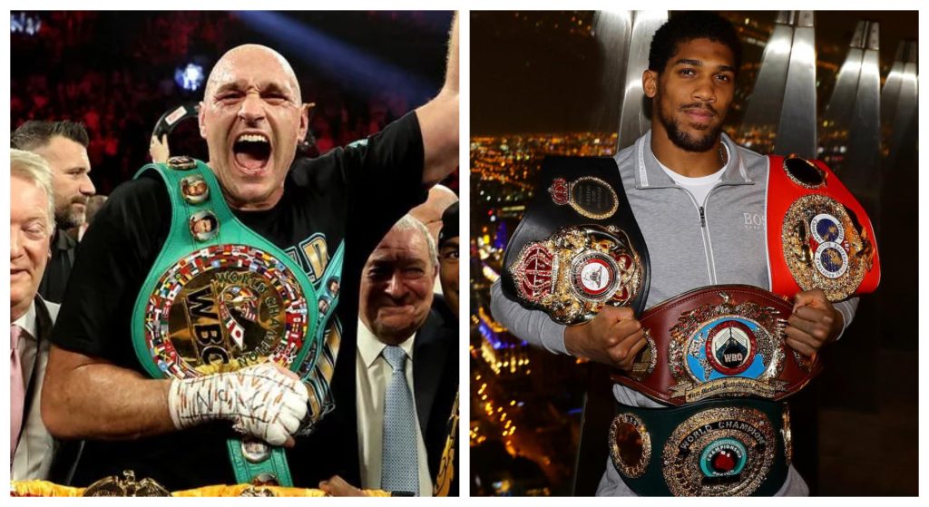 BREAKING: Tyson Fury and Anthony Joshua have signed a 2-fight unification deal! - THE SPORTS ROOM