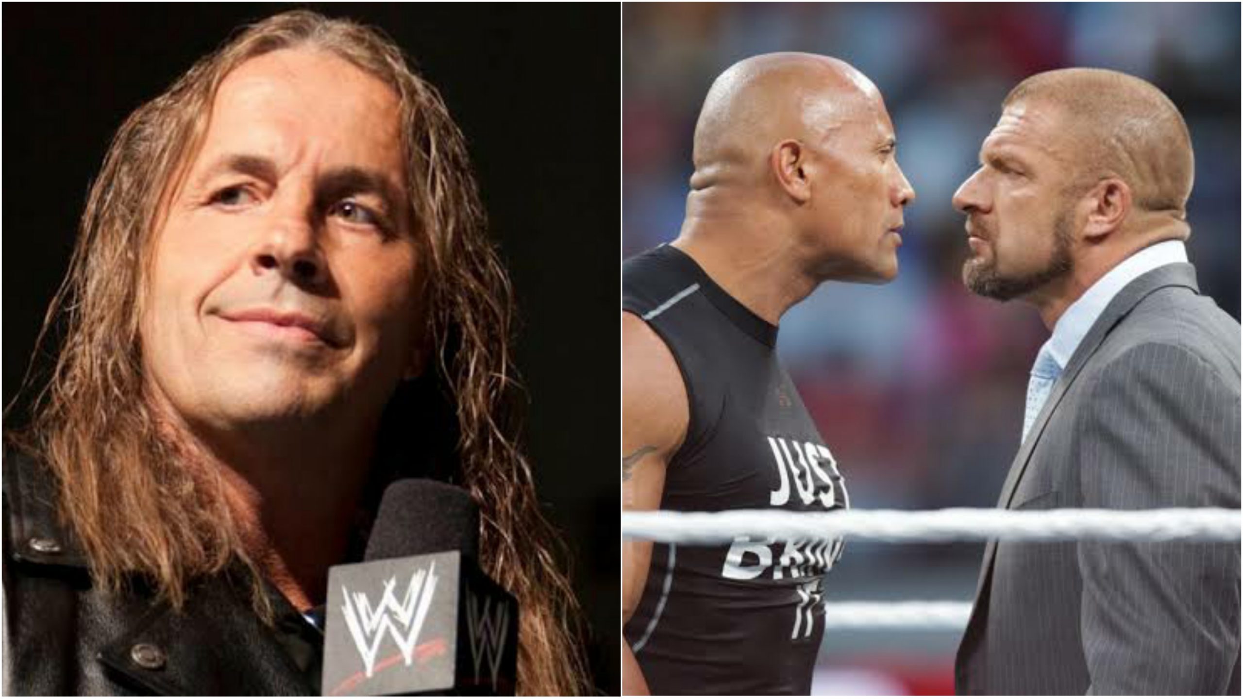Bret Hart reveals the tiff between The Rock and Triple H