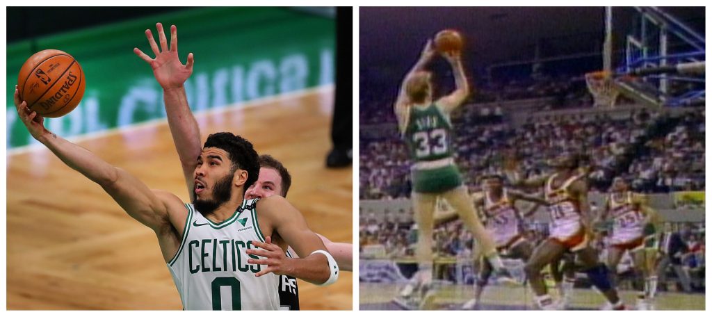 Jayson Tatum ties franchise record following sensational 60-point display in OT win against Spurs 