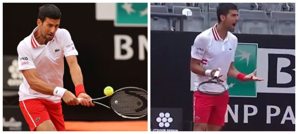 Italian Open 2021: Djokovic's fury on the umpire amidst a rain disrupted win 2 Italian Open 2021: Djokovic's fury on the umpire amidst a rain disrupted win - THE SPORTS ROOM
