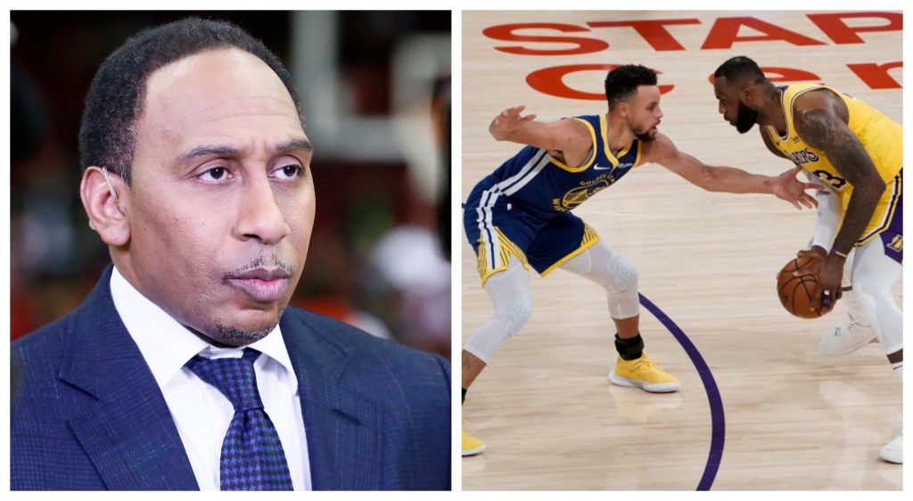Stephen A Smith fancies Curry over LeBron in the Warriors-Lakers play-in fixture - THE SPORTS ROOM