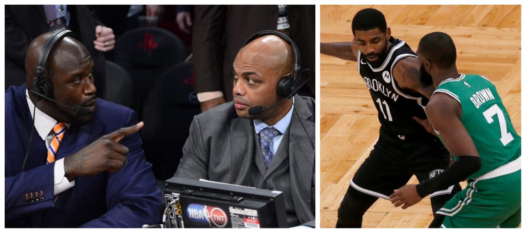 Shaq and Charles Barkley claim Nets will walk over the Celtics in playoffs 2 Shaq and Charles Barkley claim Nets will walk over the Celtics in playoffs