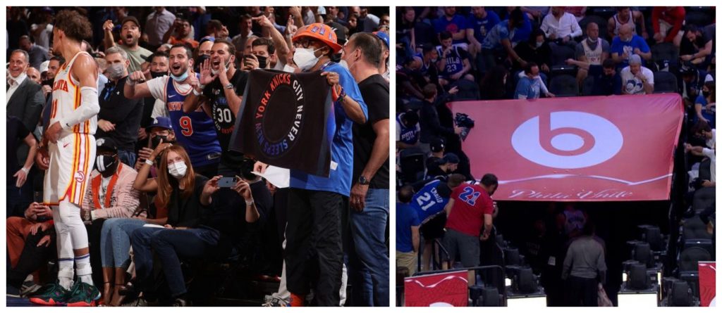 76ers and Knicks announce strict ban on fans who threw popcorn and spit on players 
