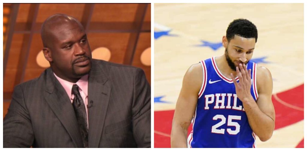"I would have knocked his a-- out": Shaq on if he was Ben Simmons' teammate 2 "I would have knocked his a-- out": Shaq on if he was Ben Simmons' teammate
