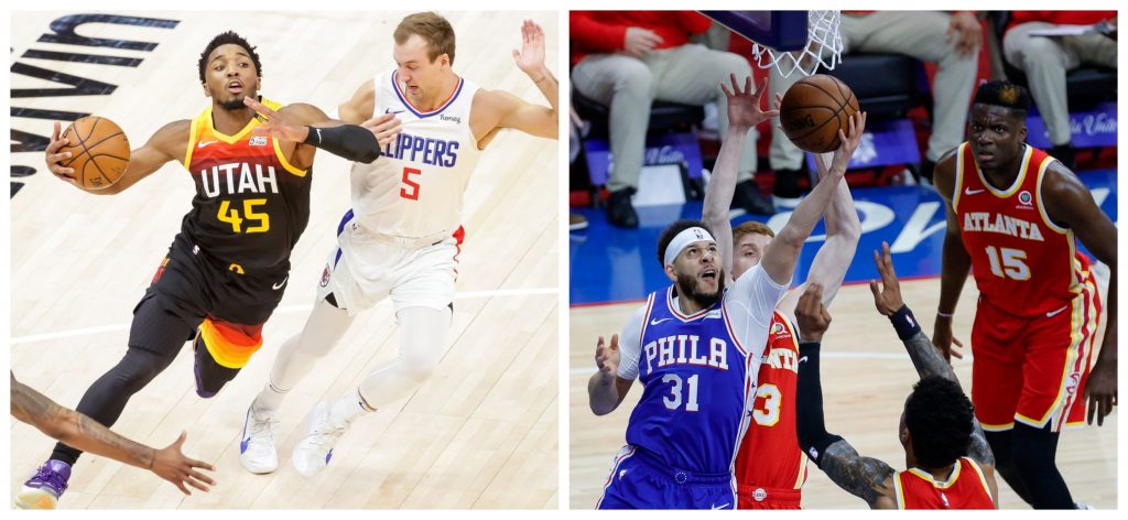 NBA Playoffs Day 18 Review: 76ers find their rhythm against Hawks; Jazz take Game 1 over Clippers 2 NBA Playoffs Day 18 Review: 76ers find their rhythm against Hawks; Jazz take Game 1 over Clippers