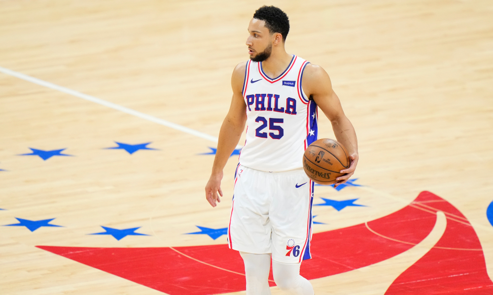 Ben Simmons under the scanner following a dismal outing in Game 7 2 Ben Simmons under the scanner following a dismal outing in Game 7