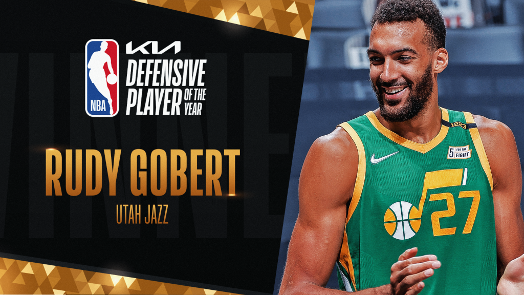 Rudy Gobert wins NBA Defensive Player Of The Year Award for the third time