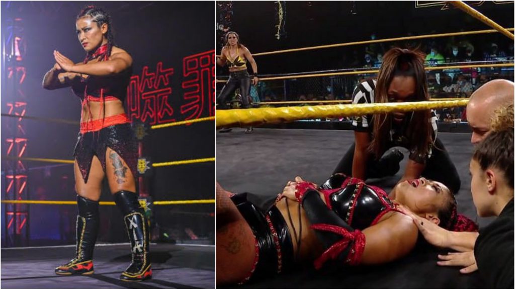 Xia Li is reportedly 'okay' following injury scare on NXT 2 Xia li