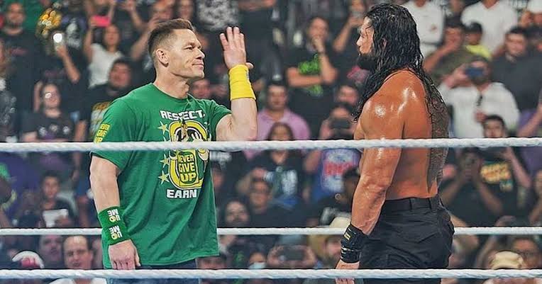 Roman Reigns breaks silence on the surprising return of John Cena at MITB 2021 - THE SPORTS ROOM