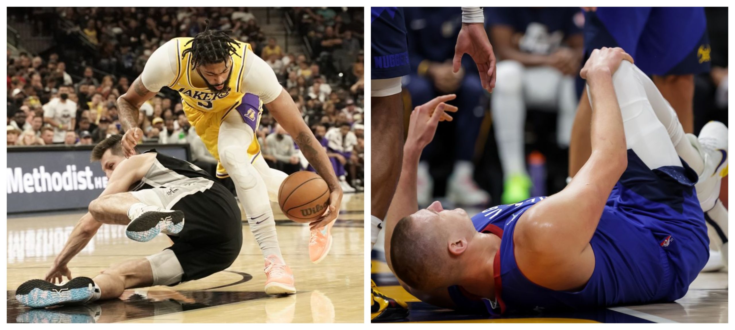 Nikola Jokic and Anthony Davis suffer injuries during contests against Jazz and Spurs respectively - THE SPORTS ROOM