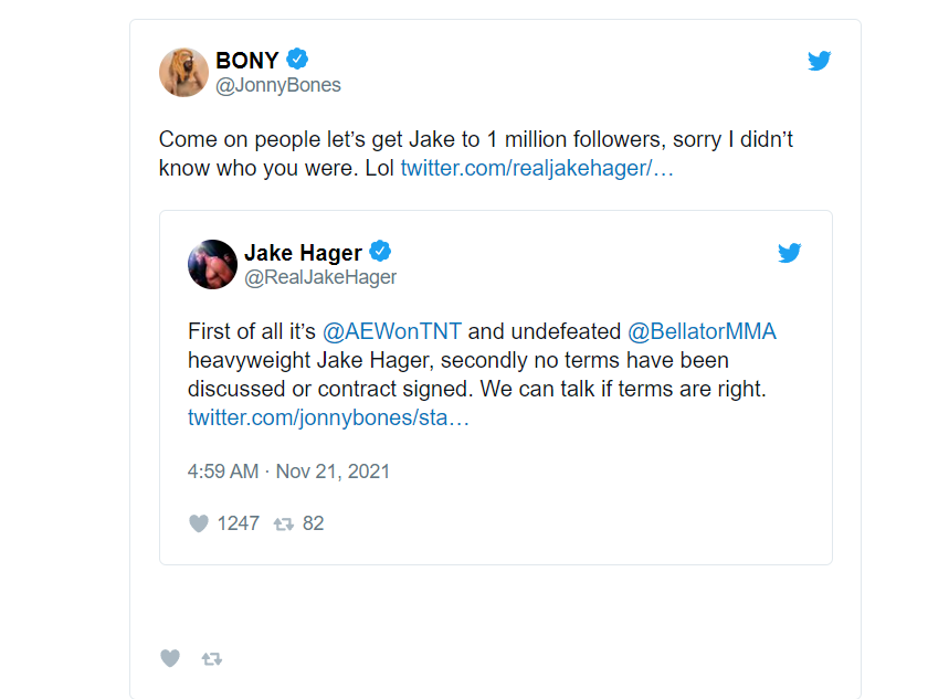 Jake Hager fires back at Jon Jones for making huge blunder while addressing him - THE SPORTS ROOM