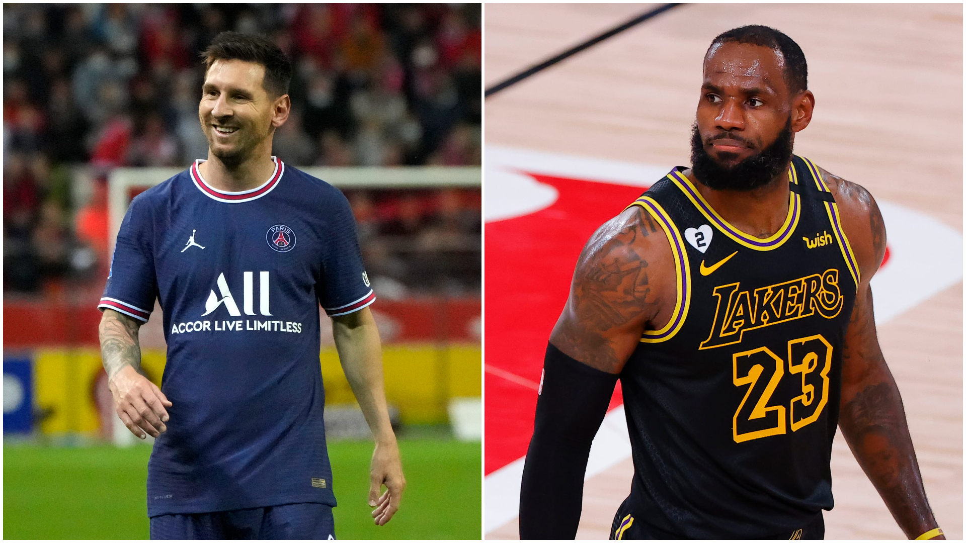 lionel messi lebron james