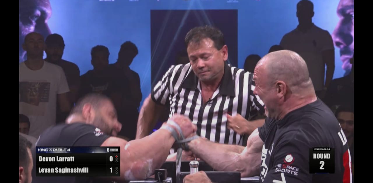 King of the Table 4 Result: Levan Saginashvili defeats Devon Larratt 6-0 - THE SPORTS ROOM