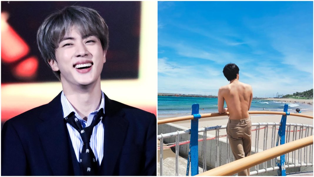 kim seokjin beach kim seokjin beach