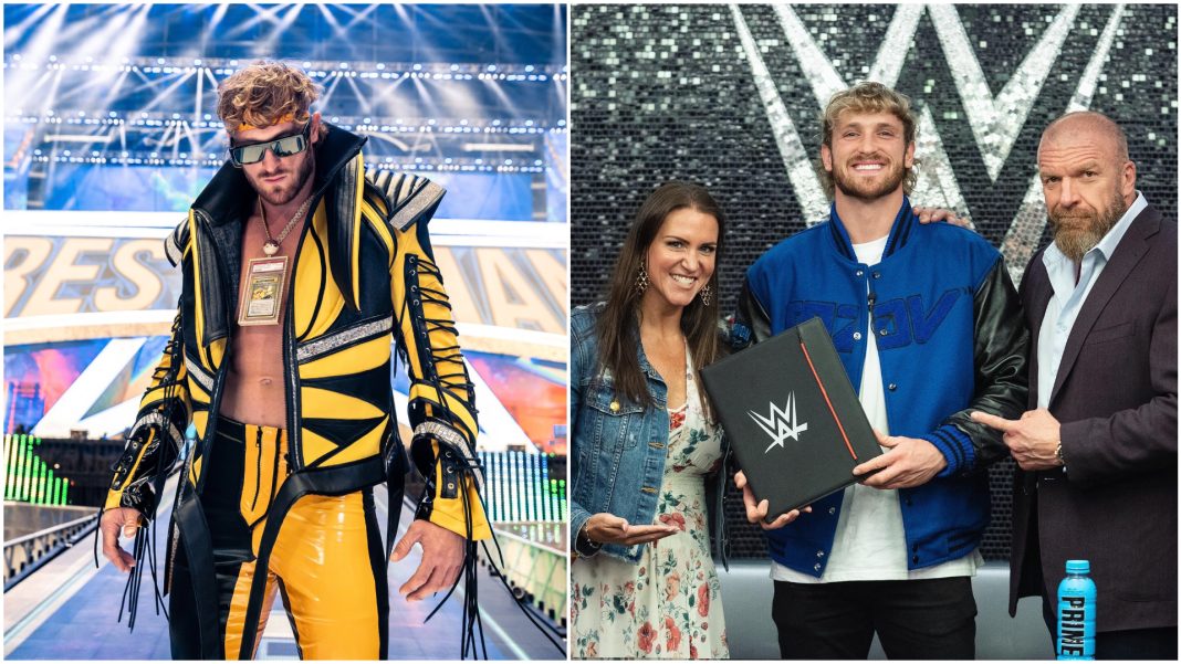 logan paul signs wwe logan paul signs wwe