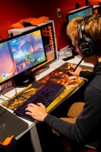 Player Joren Kirsis from Ohio Northern University as ONU wins a pair of League of Legends titles