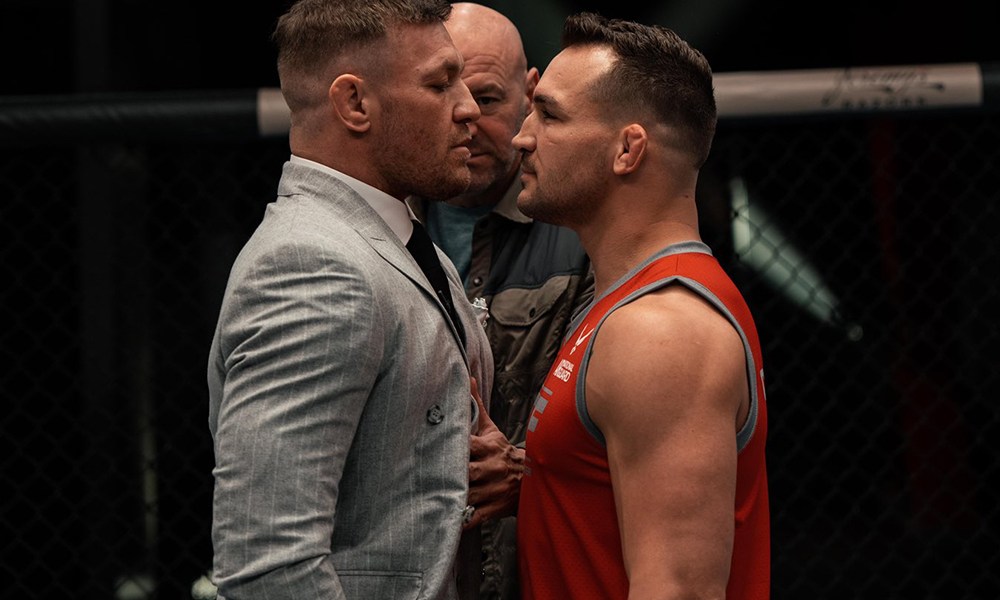 Michael Chandler and Conor McGregor face-off at TUF