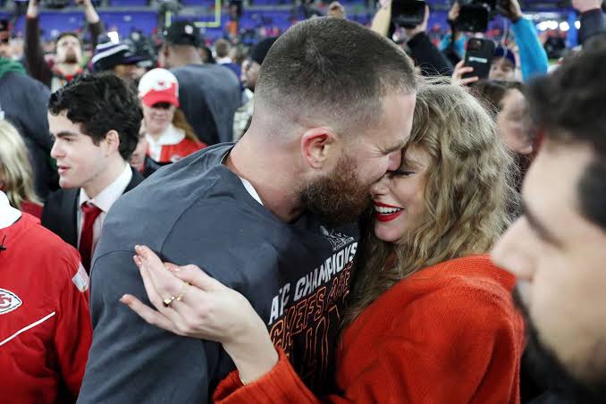 Taylor Swift and Travis Kelce soak in the celebrations
