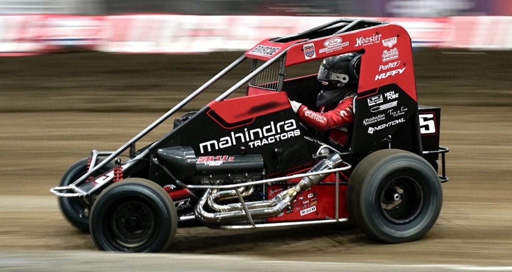 Chase Briscoe in the Chili Bowl