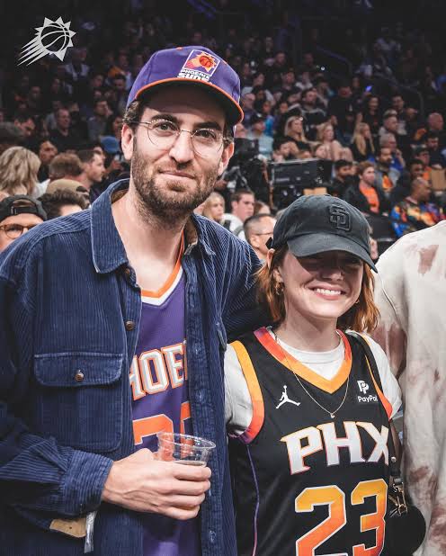 Emma Stone attends Phoenix Suns game
