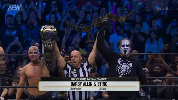 Sting is an AEW Champion following win