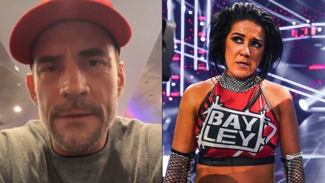 cm punk bayley cm punk bayley