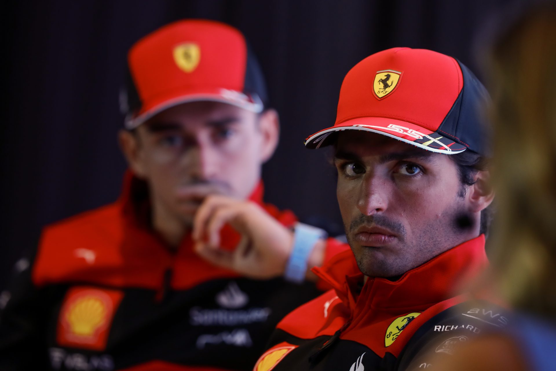 Carlos Sainz charles Leclerc