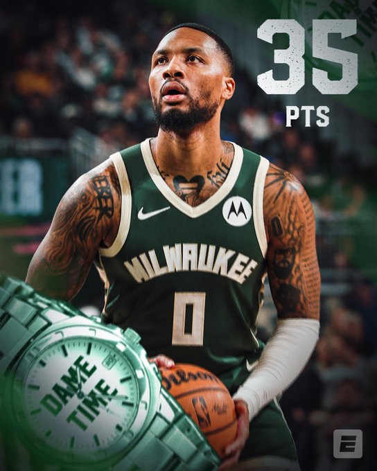Damian Lillard’s Record-Breaking First Half Fuels Bucks’ Playoff Win 2 Damian Lillard’s Record-Breaking First Half Fuels Bucks’ Playoff Win - THE SPORTS ROOM
